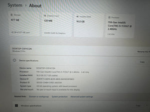 LENOVO THINKPAD/15.6 FHD IPS/I5-1135G7/16GB/SSD 512
