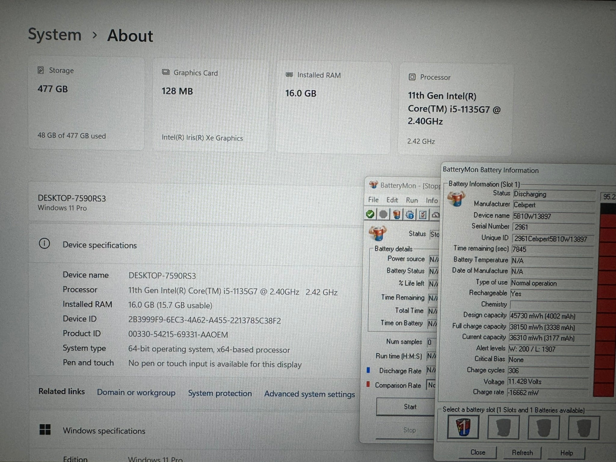 LENOVO THINKPAD/14.0 IPS/I5-1135G7/16GB/512GB/4G