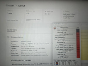 LENOVO Thinkpad/14.0 IPS/AMD RYZEN 7-3700U/16GB/SSD 512GB
