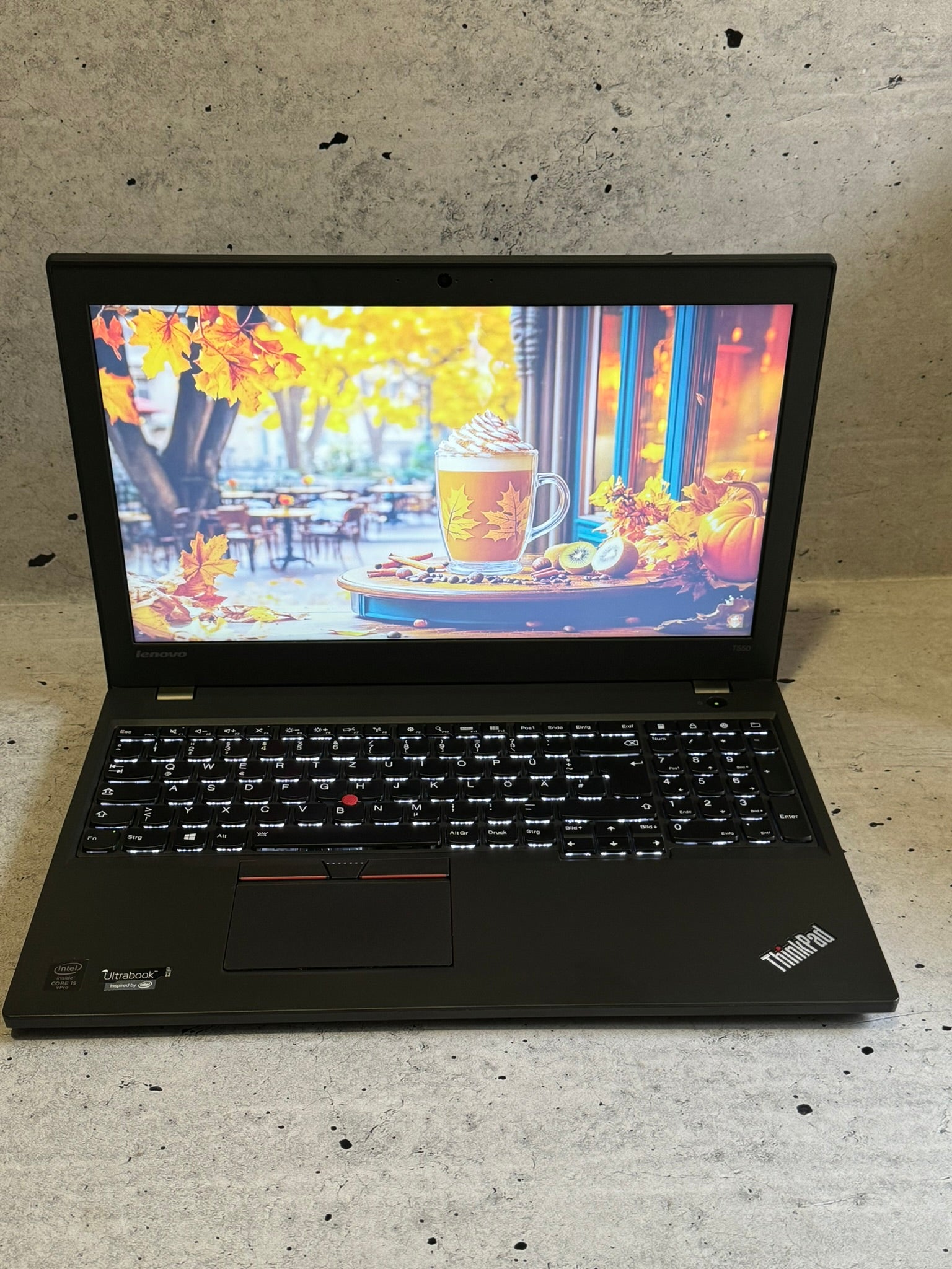 LENOVO Thinkpad T550/15.6 IPS/I5-5300U/16GB/SSD 256/2 bat