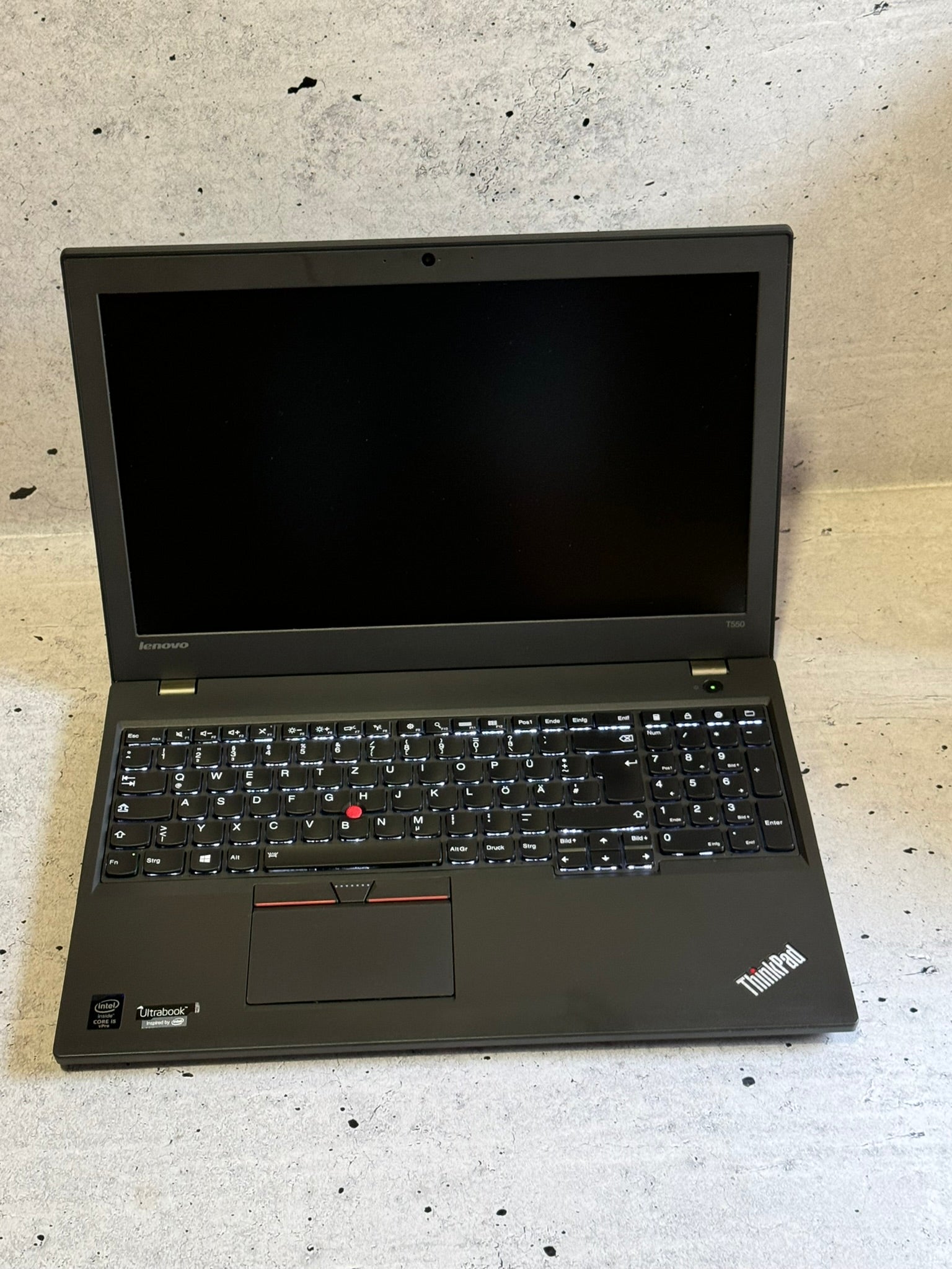 LENOVO Thinkpad T550/15.6 IPS/I5-5300U/16GB/SSD 256/2 bat