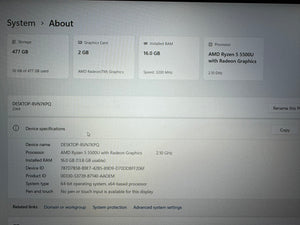 LENOVO THINKBOOK 15 G3/15.6 IPS/RYZEN 5-5500/16GB/SSD 512GB