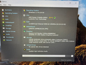 LENOVO THINKBOOK 15 G3/15.6 IPS/RYZEN 5-5500/16GB/SSD 512GB