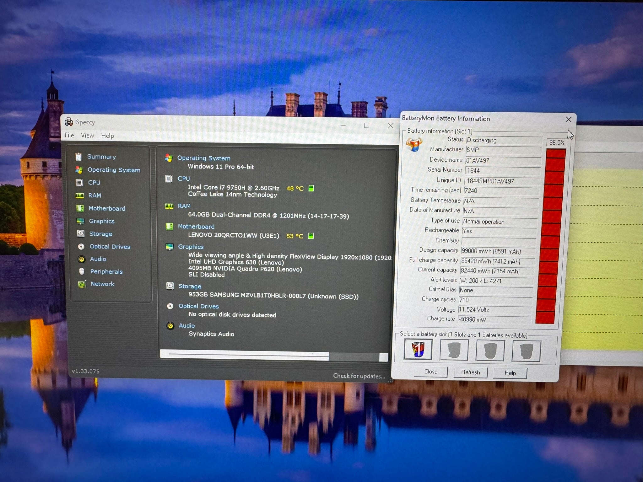 Lenovo Thinkpad P73/17.3 IPS FHD/I7-9750H/64GB/1TB/QUADRO